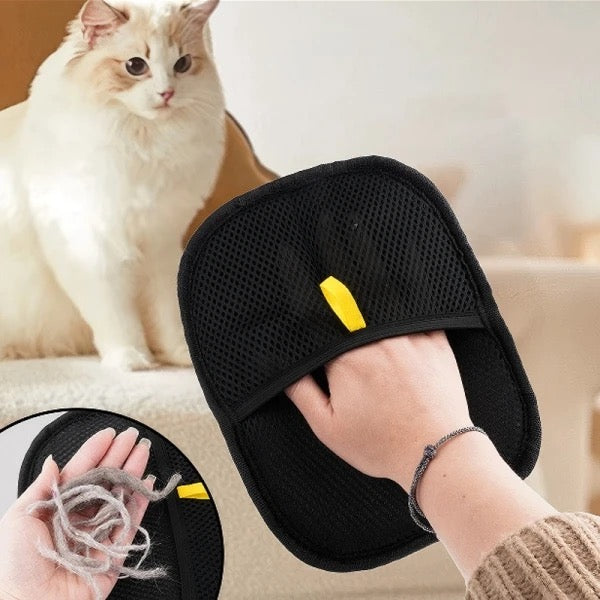 Guante Removedor de Pelo para Mascotas – Ideal para Perros, Gatos, Sofás y Ropa